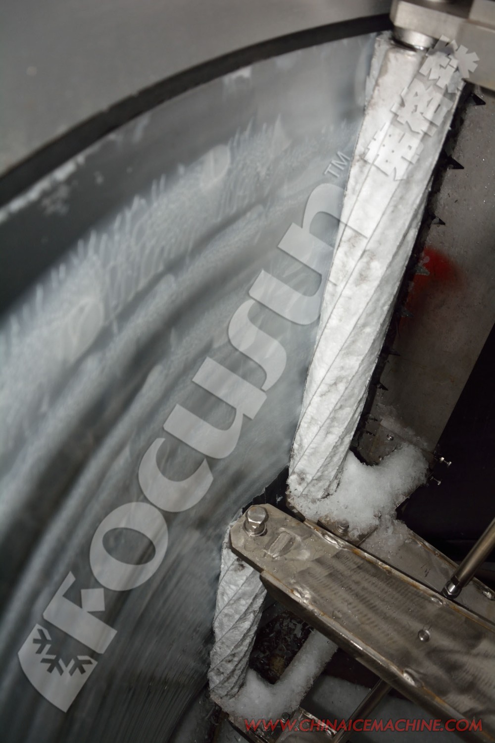Bitzer Compressor 1 Ton Flake Ice Making Machine for Small Capacity Ice Production