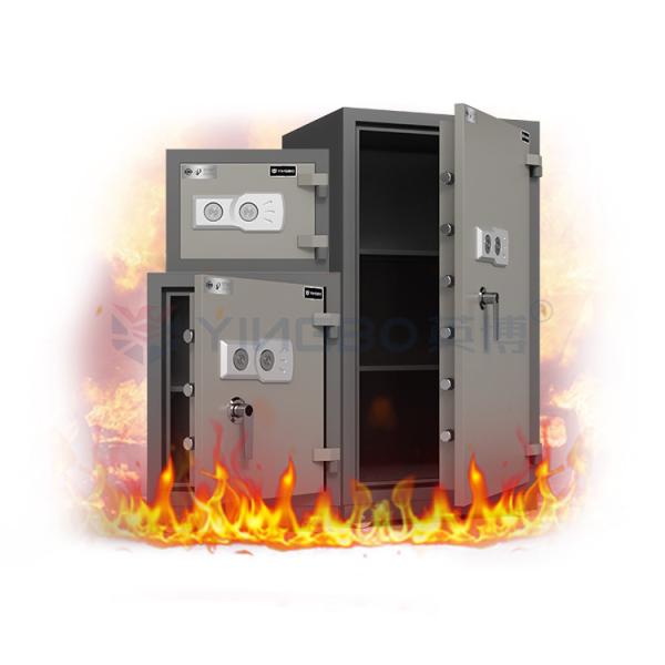 Double Keys Lock Anti Theft Solid Steel Fire Proof Safe Box For Security FB/FG
