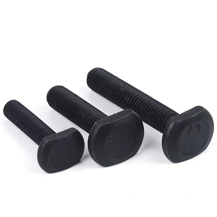 Grade 4.8/8.8/10.9 DIN Standard Hex Head Flange Bolts and Nuts in Black Finish