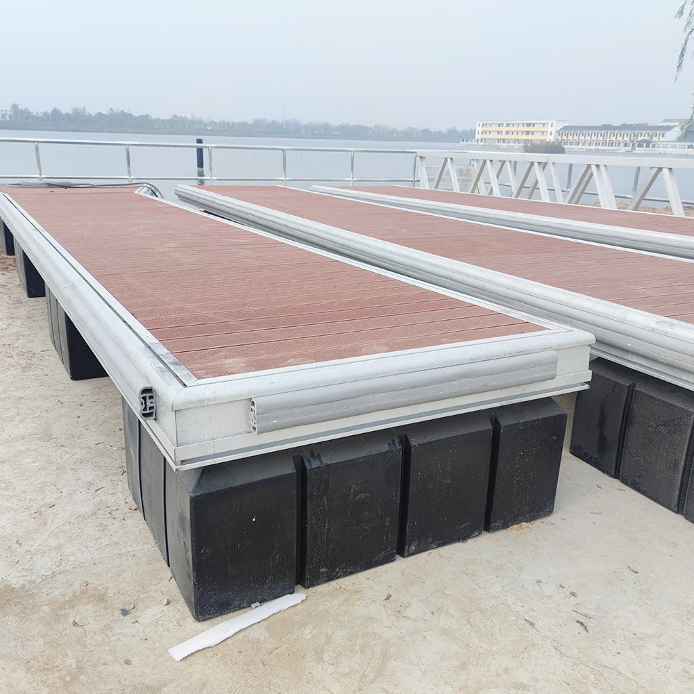  Buoyancy 480-600kgs LLDPE Floating Dock With EPS Foam Customized Manufactures