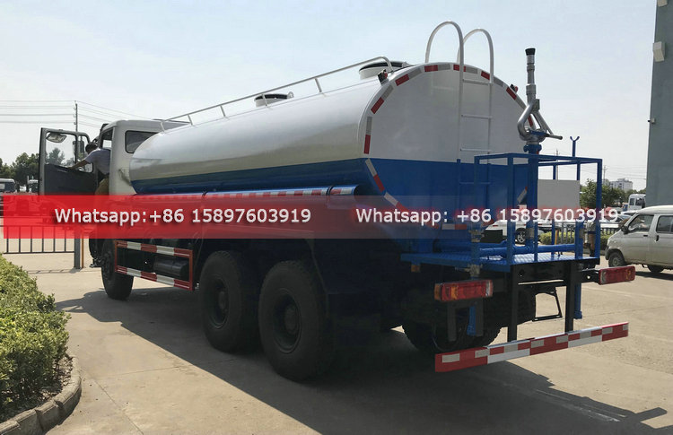 6x4 Beiben Right Hand Drive RHD Water Tanker Truck 18m3 Water Spraying Truck Good Price for Sales