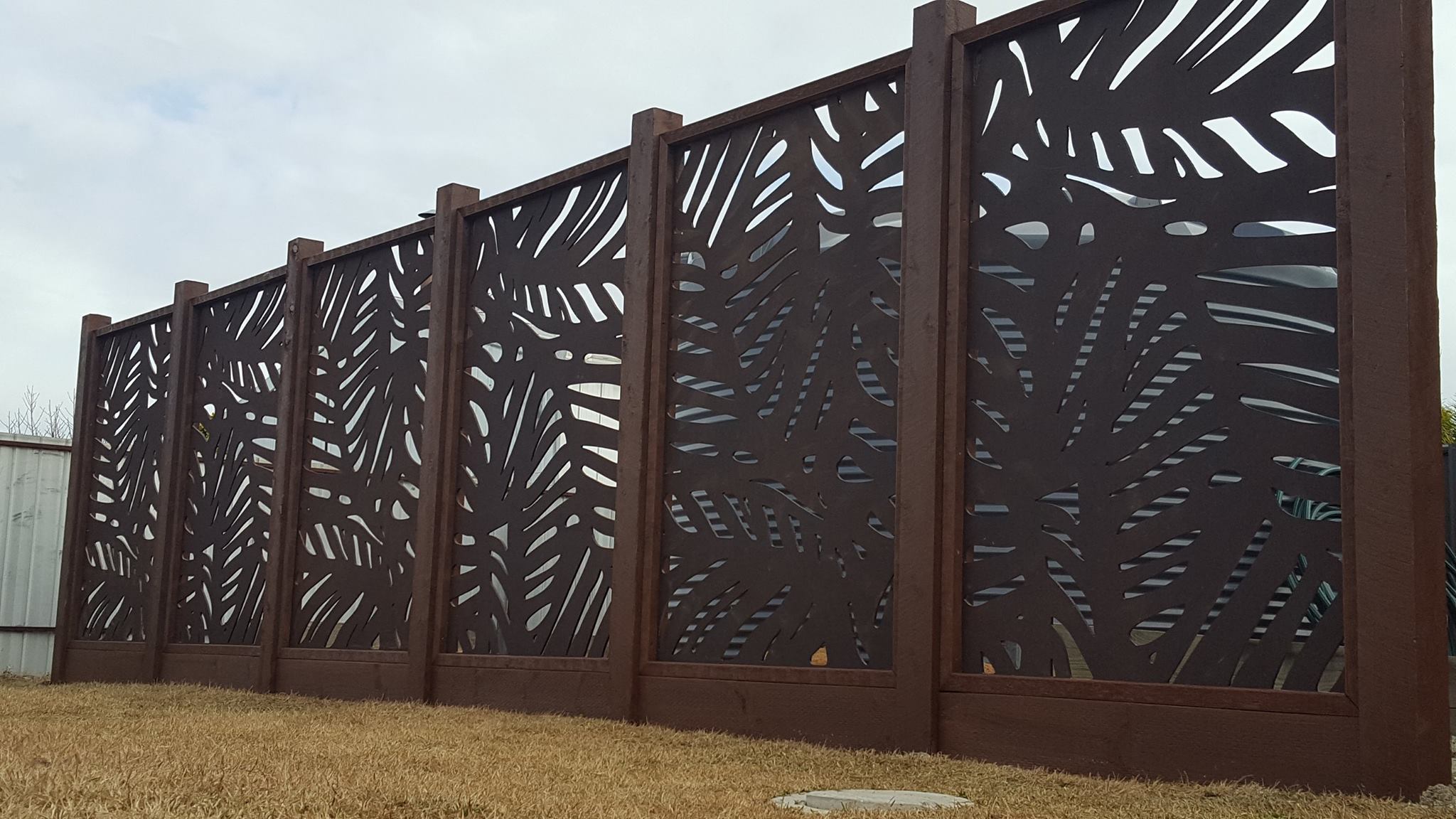 Custom stainless steel outdoor partition privacy garden screen