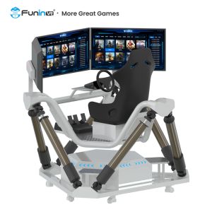  Hot Sale Racing Car Simulator with Three Screen Unleash the Full Potential of Your Entertainment Space with Innovative 9D Virtual Reality Cinema Manufactures