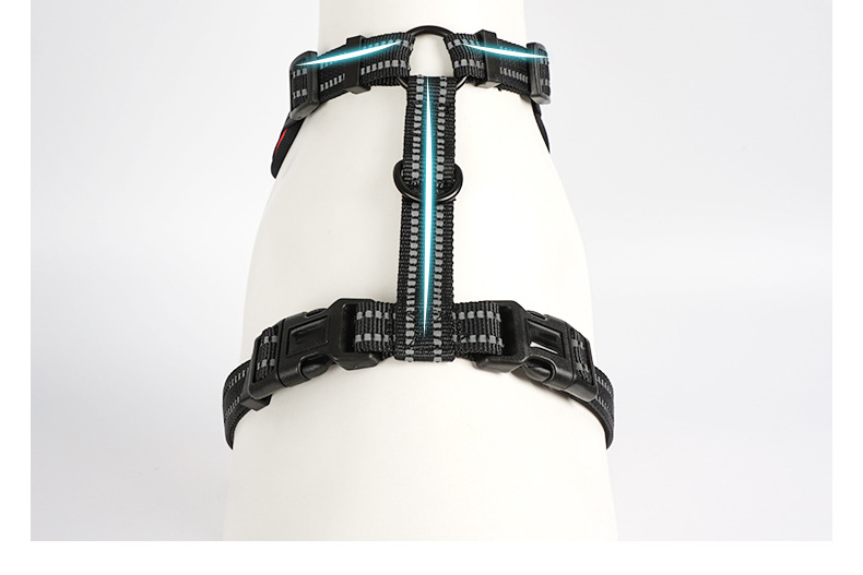 Light Up Dog Harness Step In Style with Waterproof and Reflective Polyester Material