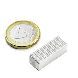 Sintered Neodymium N42 Block Magnets 25x10x12mm use in led light