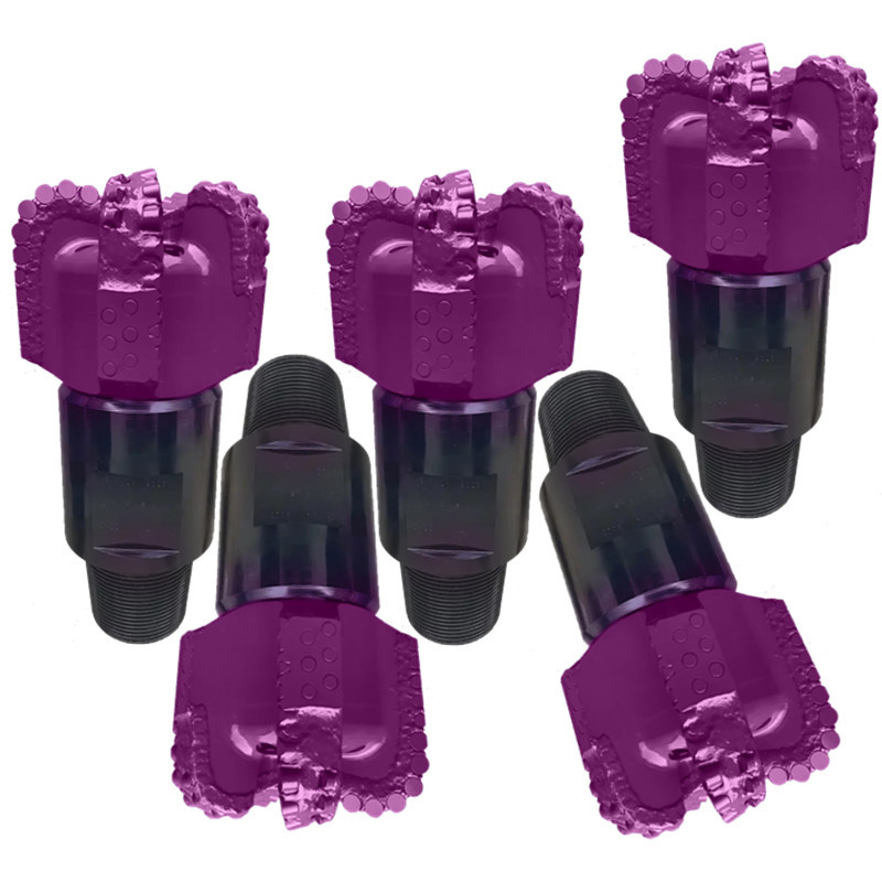 API PDC Petroleum Drill Bit Rock Drilling Tools 6 Blades Matrix Body Diamond PDC Bit