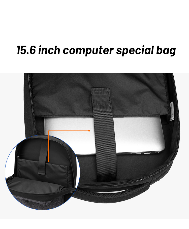 19 Litre Slim Laptop Multi Functional Backpack 15.6 Inch OEM ODM