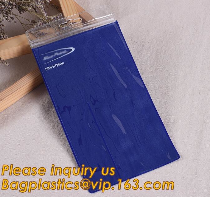 Plastic Bag OEM Custom PVC Loop Handle Image Printed Plastic Shopping Bag,Promotional Clear Waterproof Plastic Cosmetic