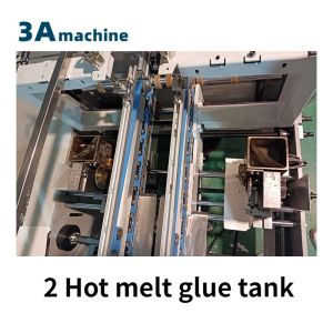 PLC Controlled Box Folding and Gluing Machine for Book Cover Production