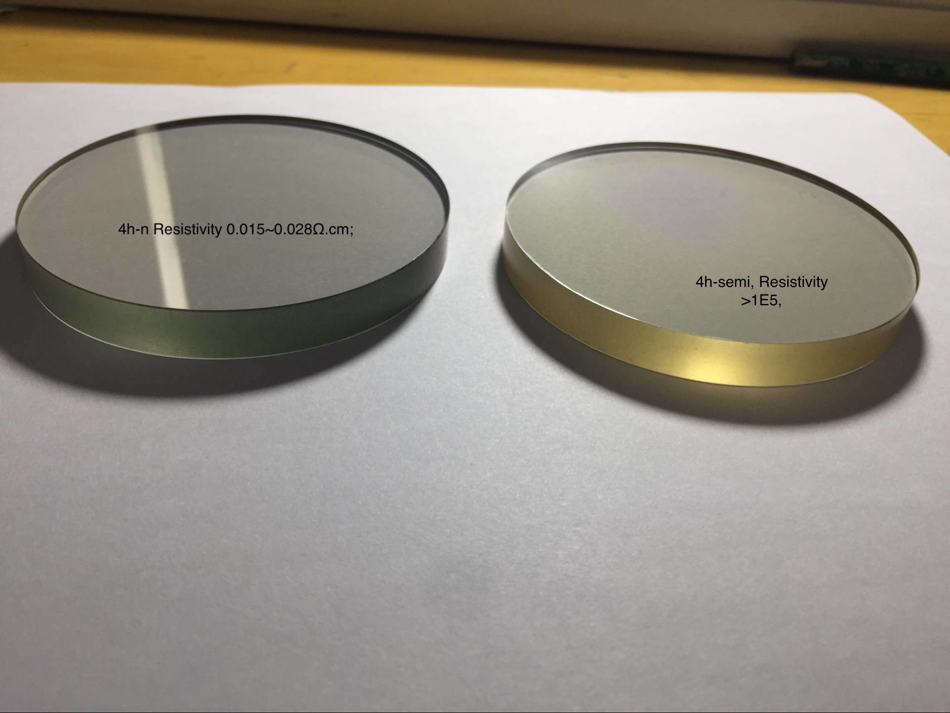 Custom Conductive Type SiC Wafer For High Temperature High Voltage Power Device Solar Photovoltaic