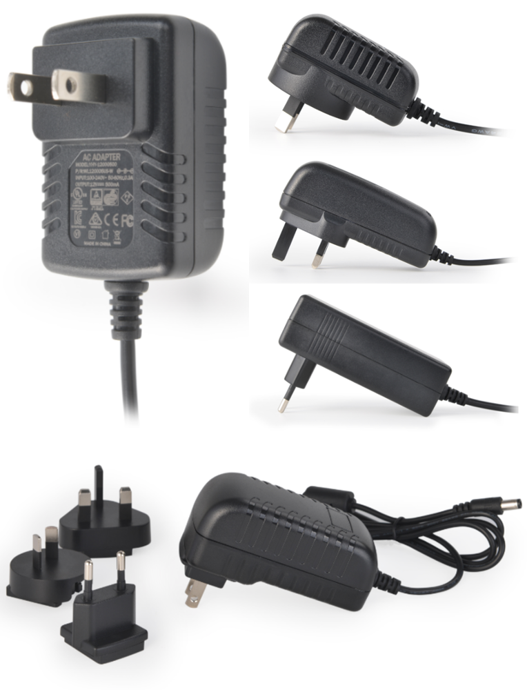 Ac Dc Switching Power Adapter , Usb Ac Power Wall Adapter 1.5m Dc Cable Length
