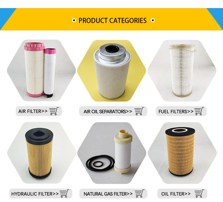 AH1107 C085004 C085041 Compressor Oil Separator Filter PU Air Filter Element