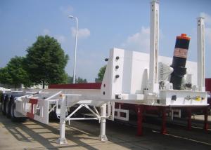  30T Payload 3 drum Axles 40ft Skeleton Tipper Semi Truck Trailer Manufactures