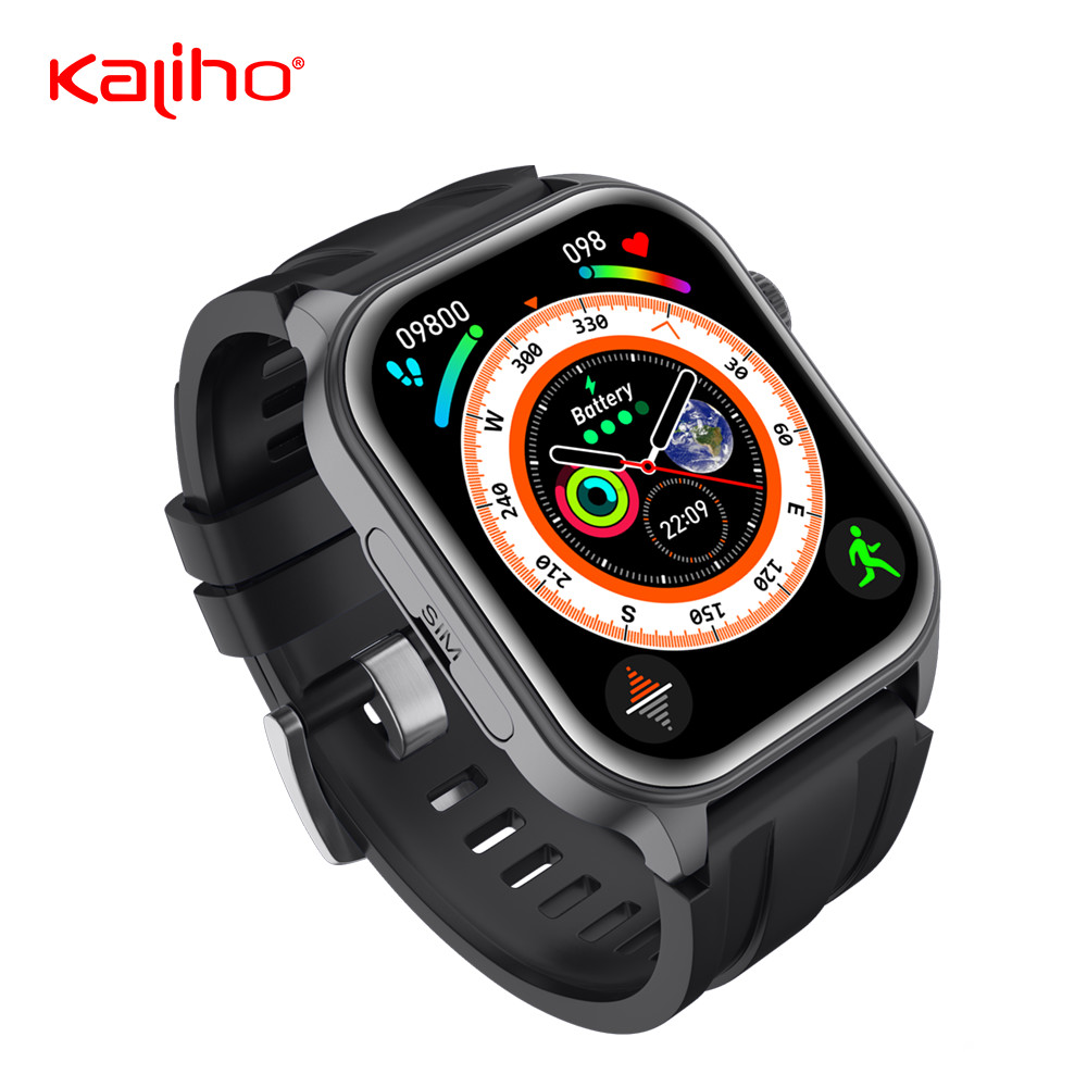 KALIHO OEM CW01C IP68 Waterproof 4G Sport Smart Watch With Voice Assistant