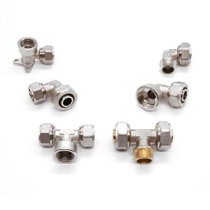 Multilayer pex pipe fittings brass compression fittings connector for pex-al-pex