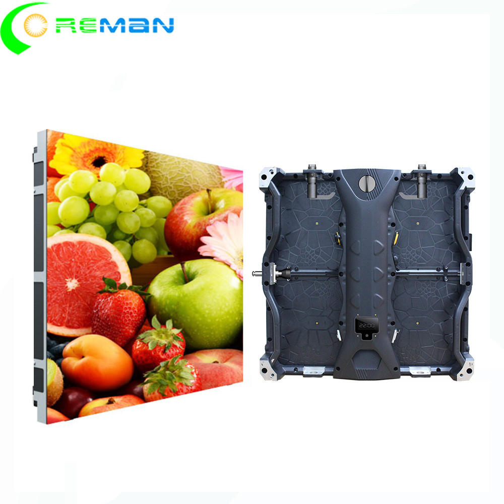 Exterior Small LED Video Wall Cabinet Advertising Ultra Slim 500x500mm 3.91mm Pixel