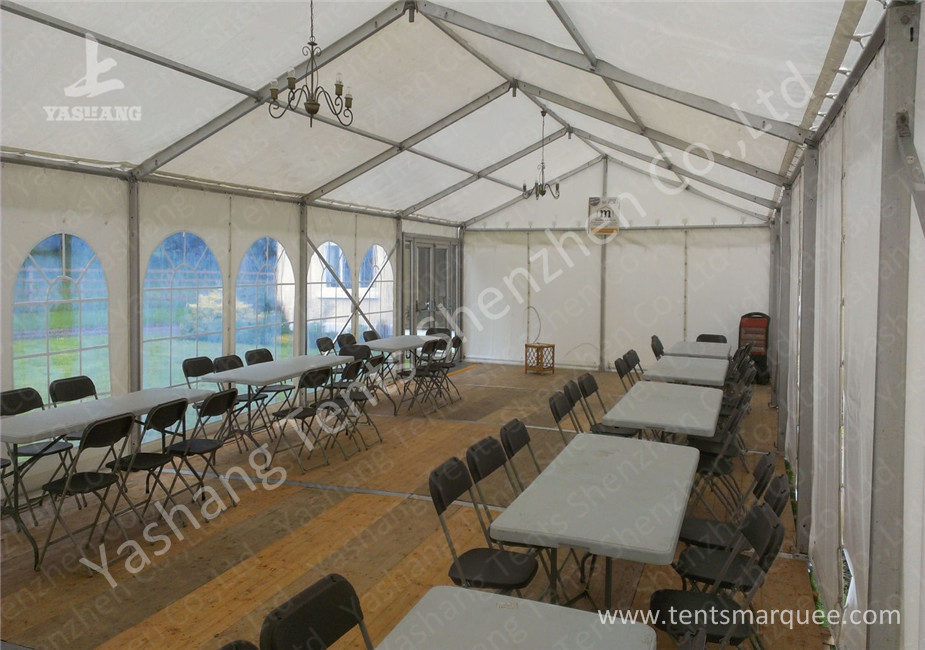 White Soft Water proof PVC Fabric large outdoor canopy tent , 100% utilization