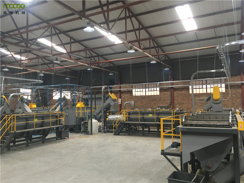 Recyclable PET bottle recycling plastic line