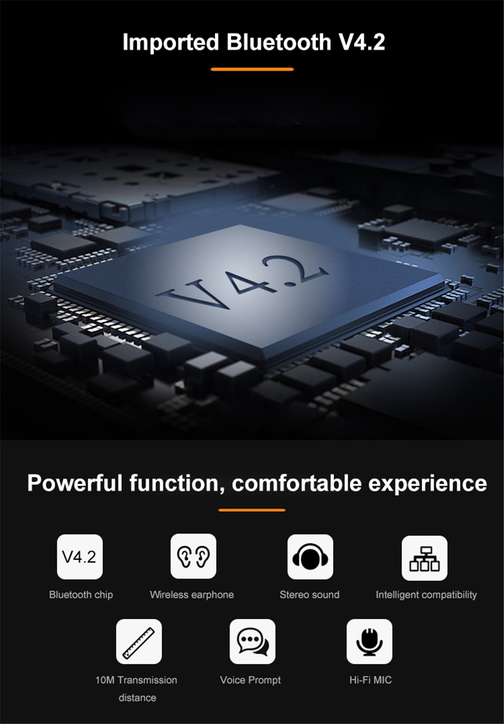big w bluetooth earphones long standby and music time can support logo earphone
