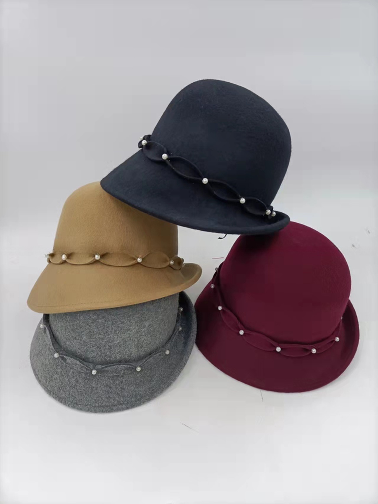 Get Your Perfect Wool Felt Hat with Dyed Pattern and Fast Shipping