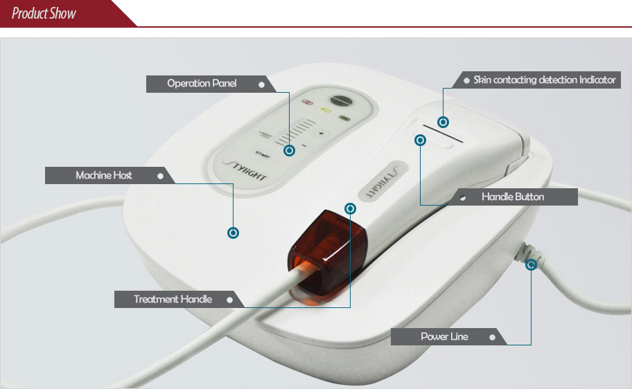 Skin Rejuvenation Machine Home Portable Instrument 2 Kinds Tip 4.4cm*1.6cm