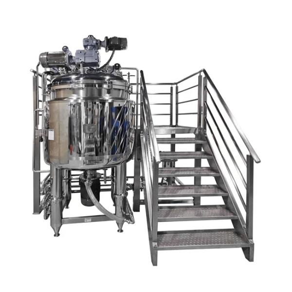 Vacuum Making Mixer Machine Emulsifying Homogenizer Tank SUS304/316 Large mixing