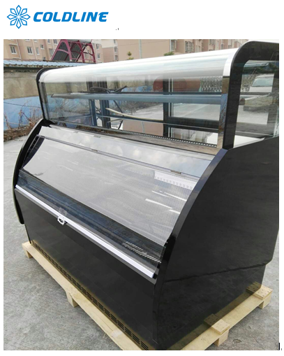 R134a Air Curtain Refrigerator 450L Pastry Chiller Display