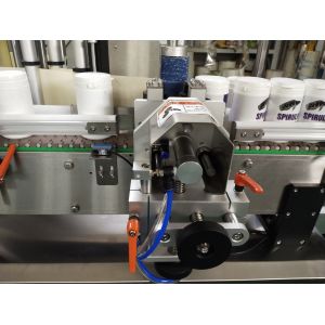 Plastic Bottle Automatic Round Bottle Labeling Machine Intelligent Control