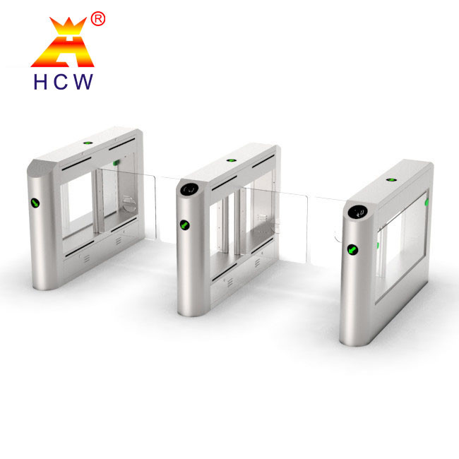 Stainless Steel Pedestrian Turnstile Gate Brushless Motor Swing Turnstile Gate
