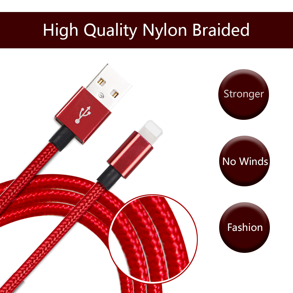 Mobile Apple 3ft Lightning Cable 1 Meter Replacement Aluminum Braided