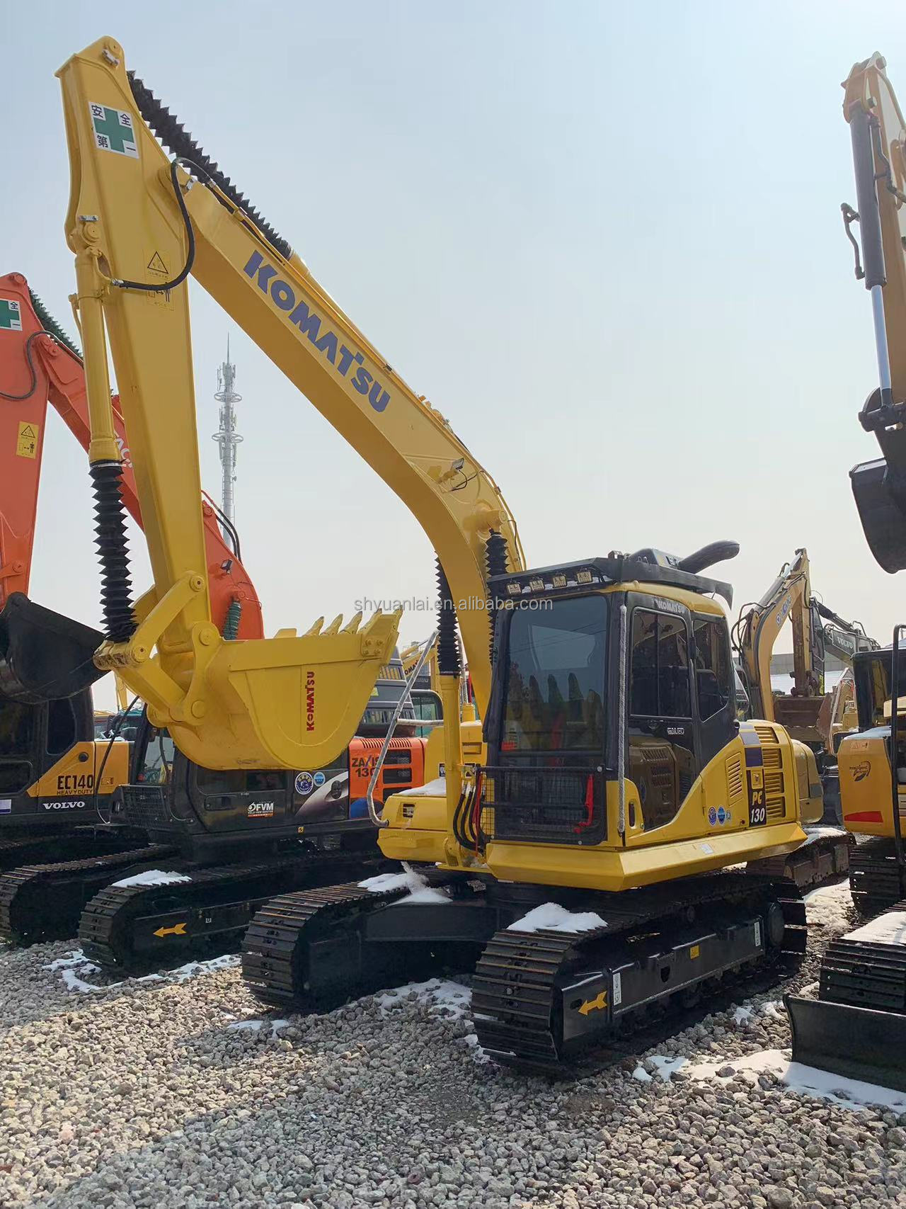 Top-Notch Komatsu PC130 Excavator with Original Hydraulic Pump and Fuel-Saving System