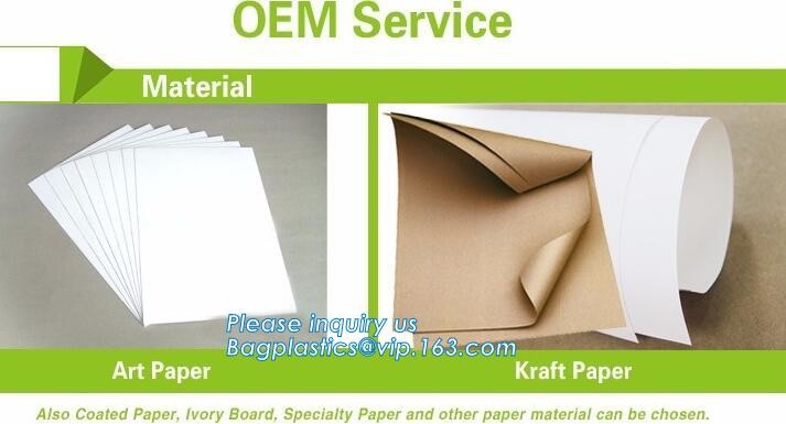 Customized Red Printed Kraft Paper Shopping Bag with Ribbon Handles and Bowknot,Kraft Paper Shopping Bag with Kinds off