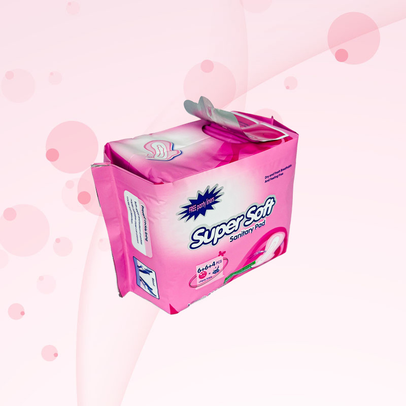 Female Disposable Highly Absorbent Cotton Carefree Sanitary Pads for Women Girl