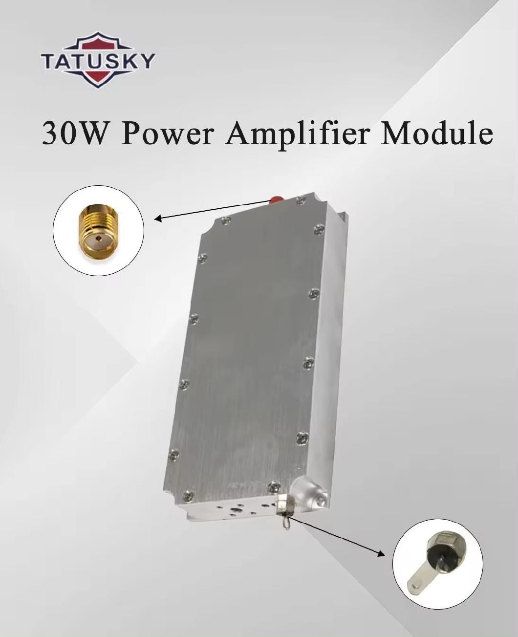 5.2g 30W Ldmos Anti Drone Modules 30W for Anti Drone System Autel Anti-Fpv PA Module Power Amplifier Tatusky Module Anti Drone
