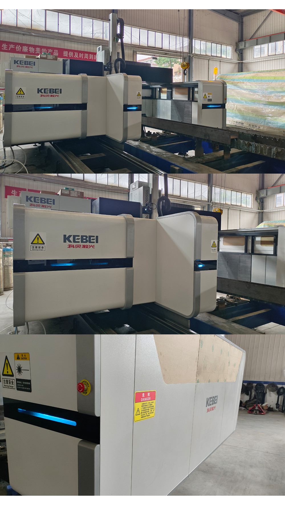 Professional H Beam I Beam U Beam Profile Laser Cutting Machine Flange Bevel Cutting with Beckhoff Control System
