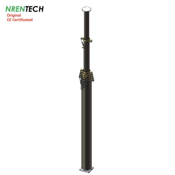15m mobile antenna tower-telescopic antenna poles-pneumatic mast-300kg payloads-