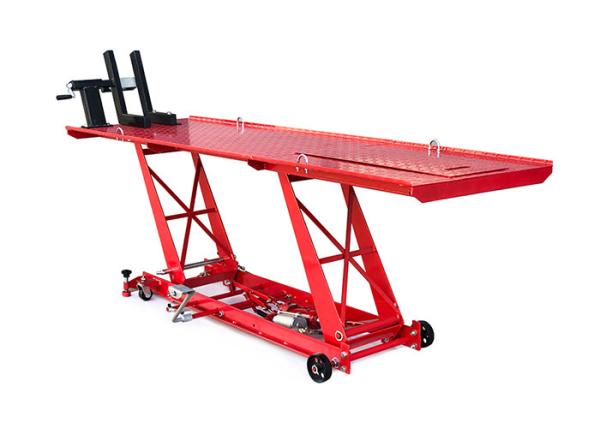 MXC76 Pneumatic Motorcycle Lift Table Heavy Duty Lift Table Platform Capacity