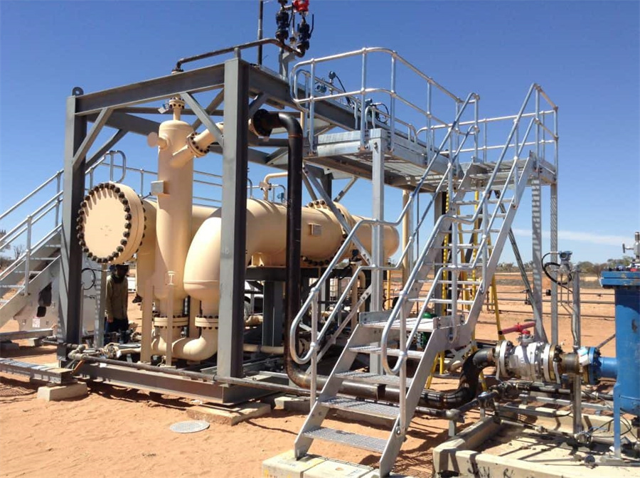 Biogas Project Industrial Gas Liquid Separator with 380V Voltage at Paper Mill