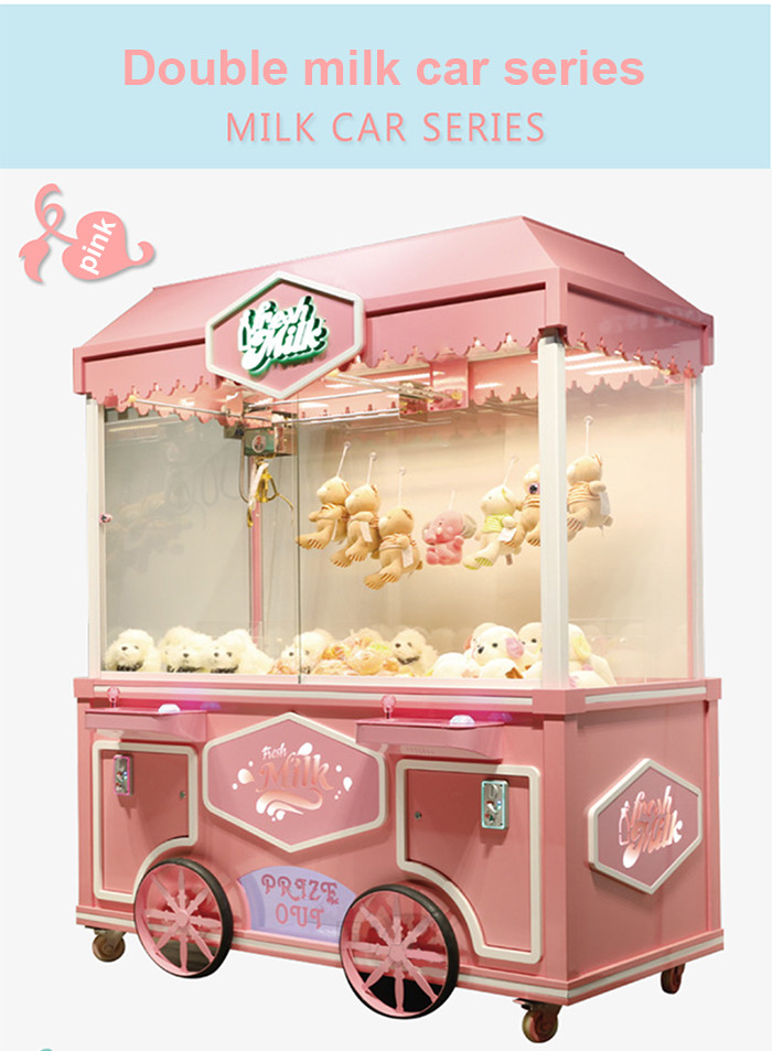 Coin Operated Double Players Claw Crane Toy Grabber Vending Machine