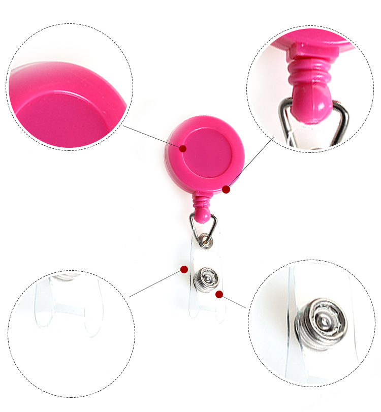 Deyi Metal Hook Retractable Reel Badge