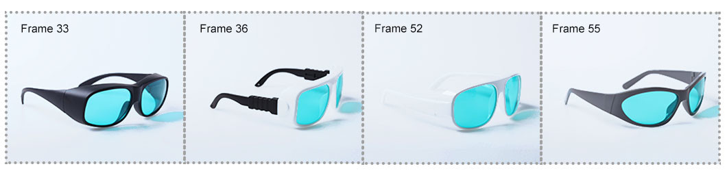 Infrared Eye Protection Goggles For Red Lasers Ruby With CE EN207