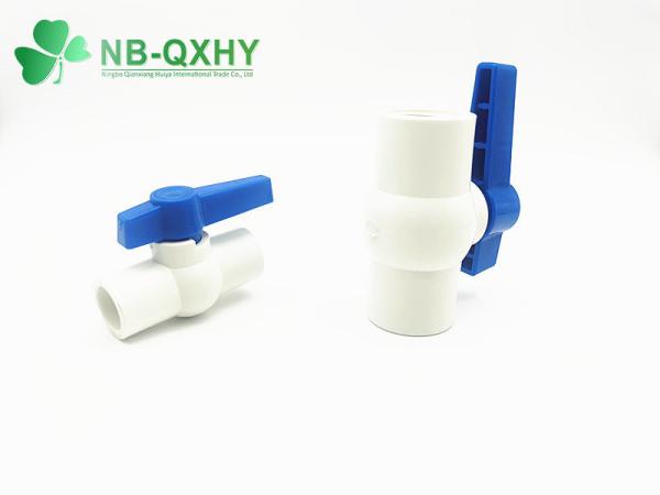 Household Usage PVC/UPVC Ball Valve with and Durable Material Connection Form