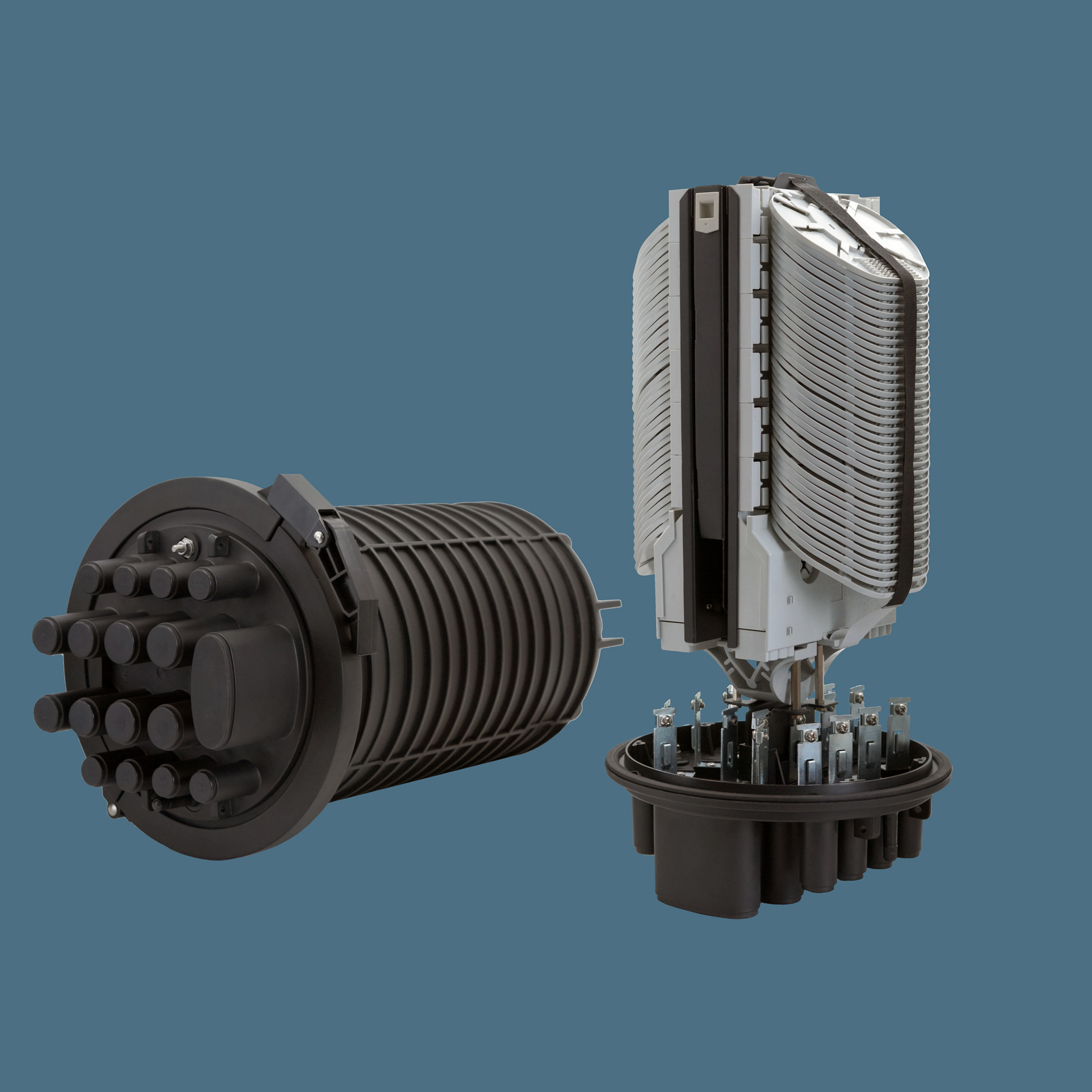 Heat Shrinkable Dome 24F 576core Fiber Optic Joint Box FTTx