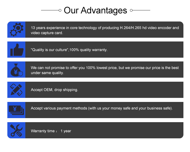 USB Storage IPTV Streaming Encoder Independent Audio Input For Webcasting