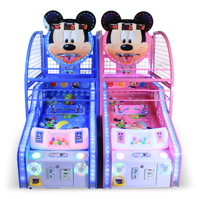 Dreamland arcade shooting games kids Mickey basketball amusement game machine