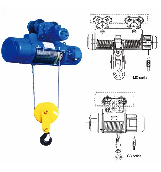 Crane Gantry 5t Travelling Industrial Electric Hoist Outdoor Crane Lifting Equipment Hoist 1t