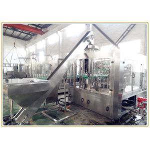 Carbonated Drink / Beverage Filling Machine Touch Screen Control SGS Certificate