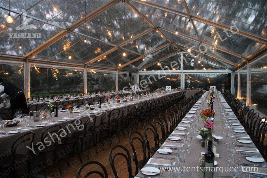 10m by 30m Outdoor Event Tent Marquee for Luxury Weddings Customized with Logos