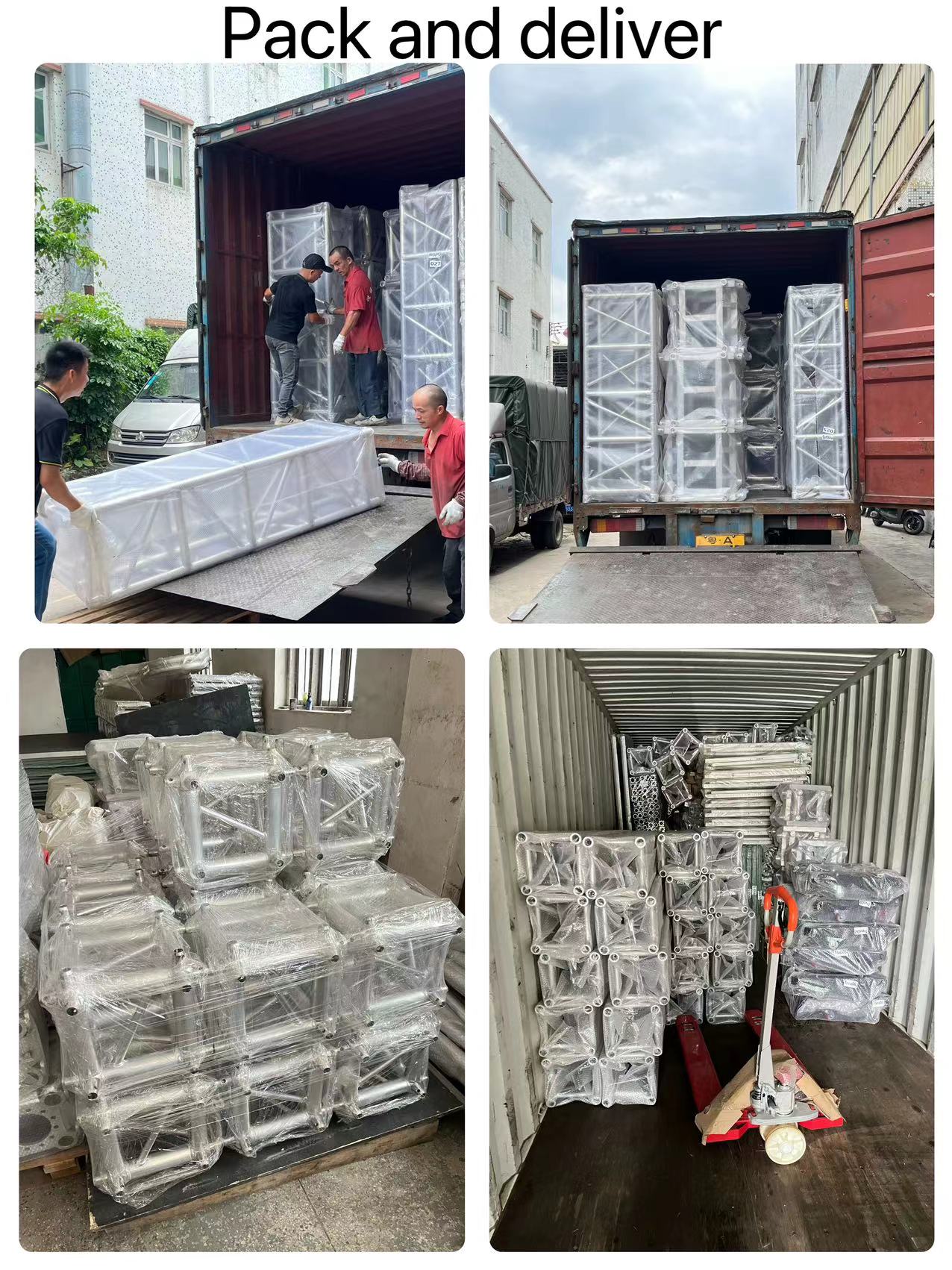 Portable 300x300mm Line Array Truss Lift Tower For Speaker Display