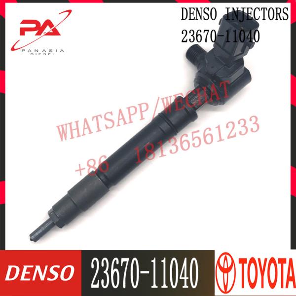 Common Rail Fuel Injector 23670-11040 for denso toyta 2GD Hilux 23670-19065